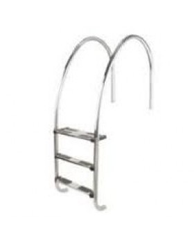 Σκάλα υπερχείλισης με καμπύλη λαβή 5 σκαλοπάτια