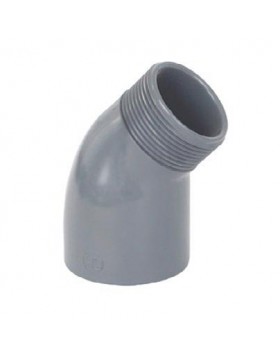 Γωνία 45° με αρσενικό σπείρωμα