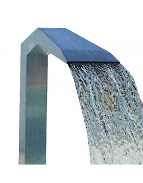 ΥΔΡΟΚΟΥΡΤΙΝΑ ΥΨΟΥΣ 1300 mm ΠΛΑΤΟΥΣ 400 mm AISI 316