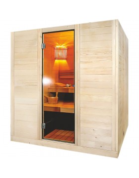 Σάουνα Elite Total Wood Εσωτερικού Χώρου (6) Ατόμων