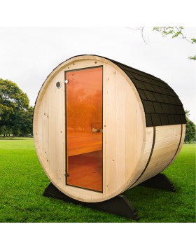 Σάουνα Βαρέλι Εξωτερικού Χώρου (4) Ατόμων